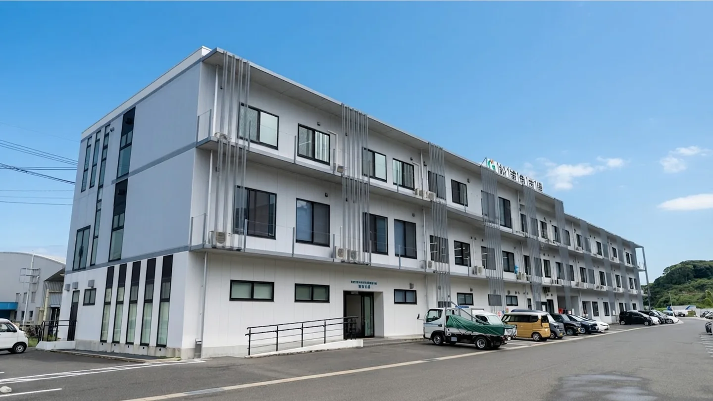 松浦魚市場の建物