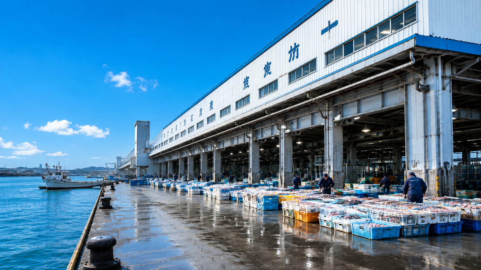 市場の建物
