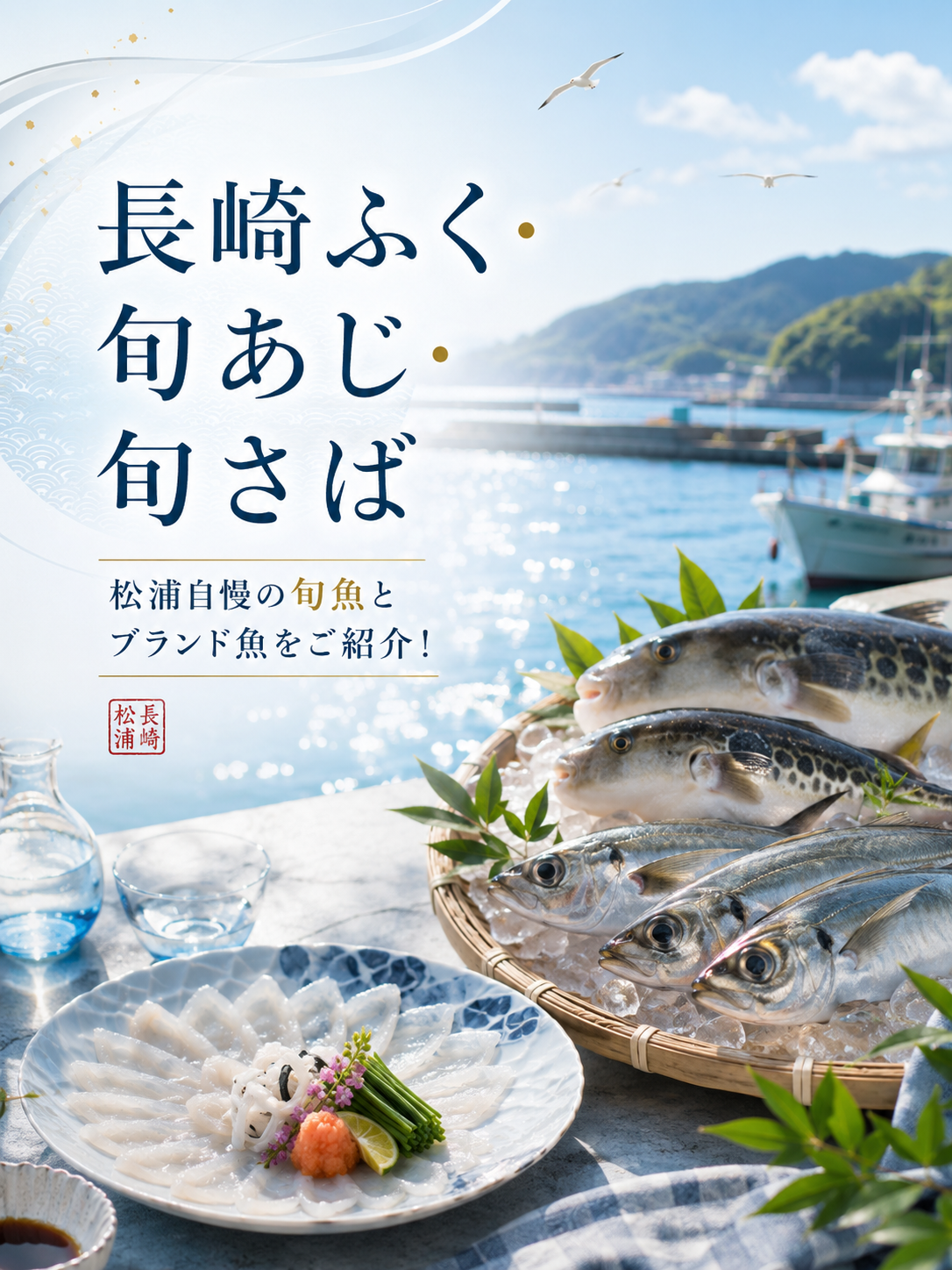 長崎ふぐ・旬あじ・旬さば